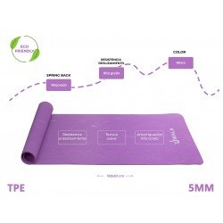 Esterilla yoga TPE Jwala - 5mm, colchoneta mat yoga